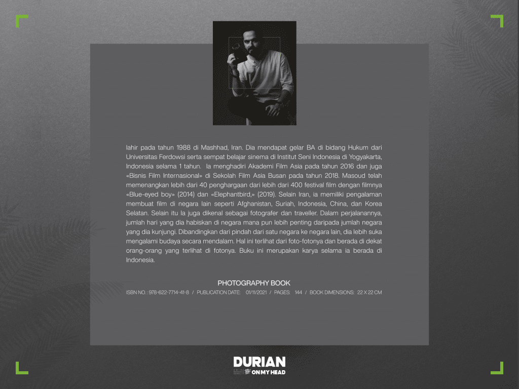 “Durian On My Head” — book photograph 5 of 6