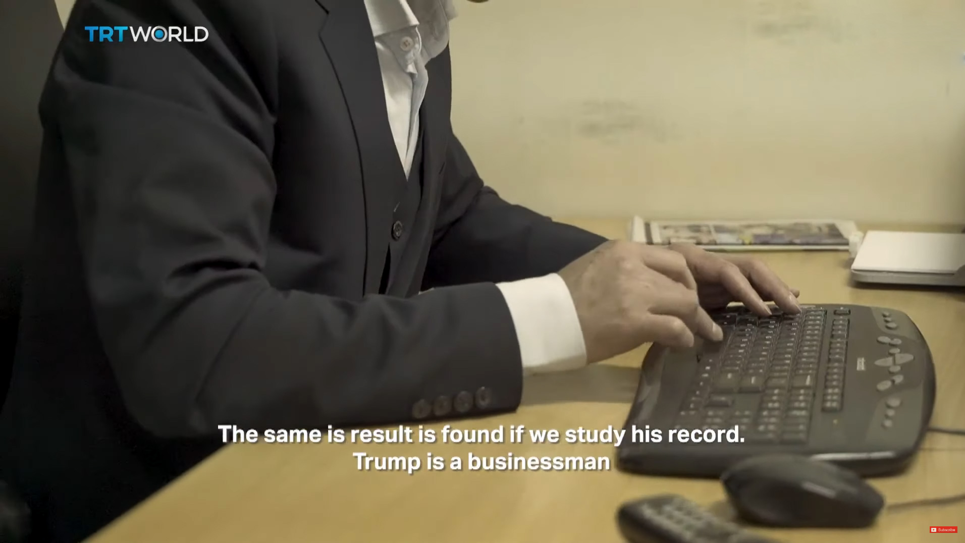 Frame from How Iranians are watching the US Elections